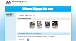 Desktop Screenshot of corcoranhighschool.org